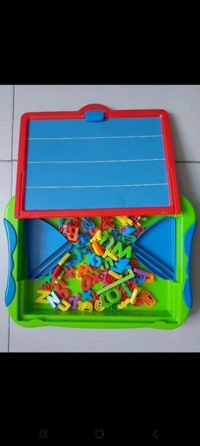 Tableau magnétique valisette lettres et chiffres - photo numéro 2