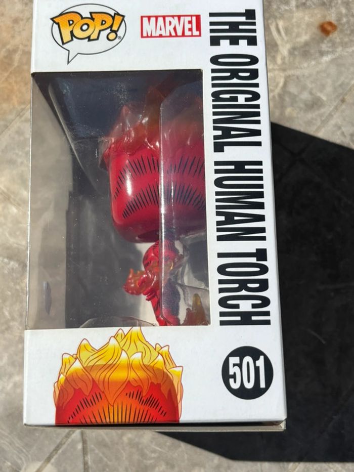 Funko Pop Marvel #501 - The Original Human Torch (80 Years) - photo numéro 3
