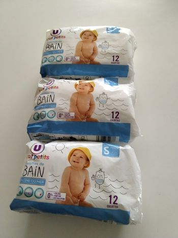 Couches de bain U tout petits