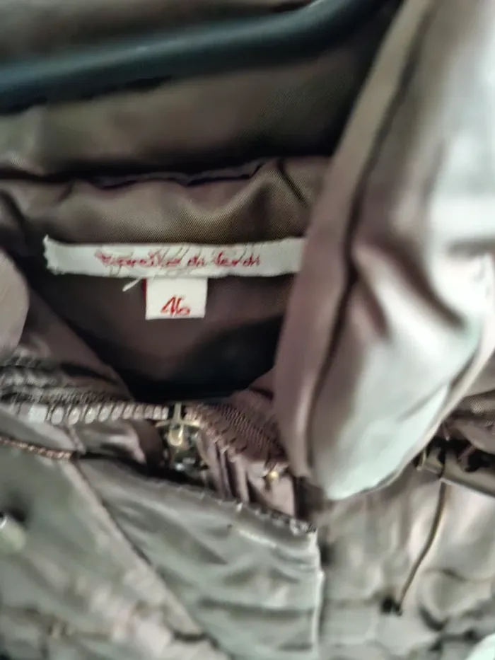 Fiorella di verdi,manteau doudoune marron, T 46 - photo numéro 9