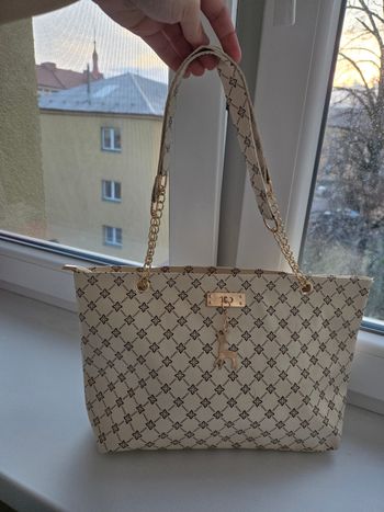 Sac à main beige
