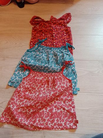 Lot de 3 débardeurs 4 ans