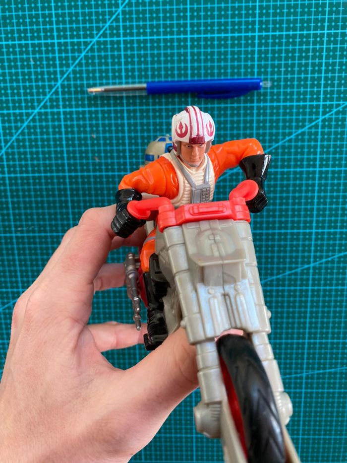 Figurine Star Wars Cutoms - Luke Skywalker's Rebel Chopper - Hasbro 2005 - photo numéro 5