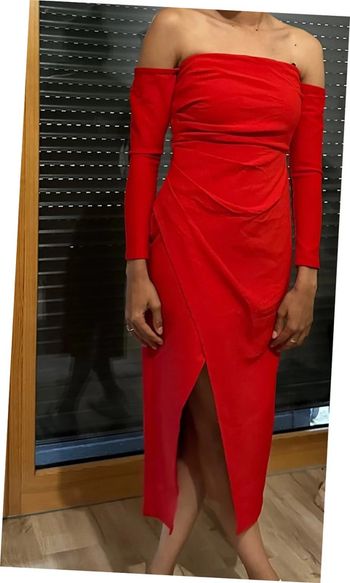 Sublime Robe rouge de soirée Noir Abercrombie & Fitch Taille S