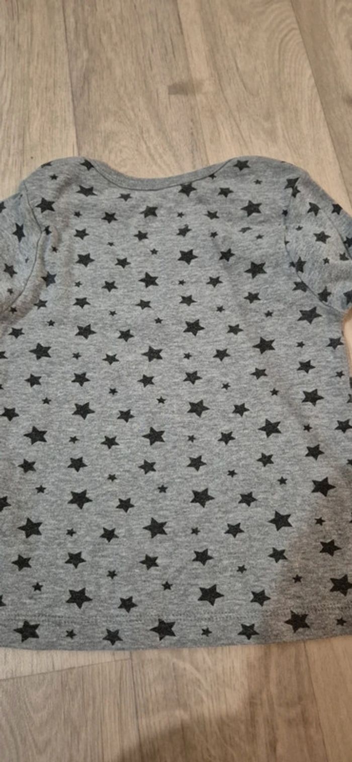 Lot de 5 t-shirts manches longues - 24 mois - photo numéro 11