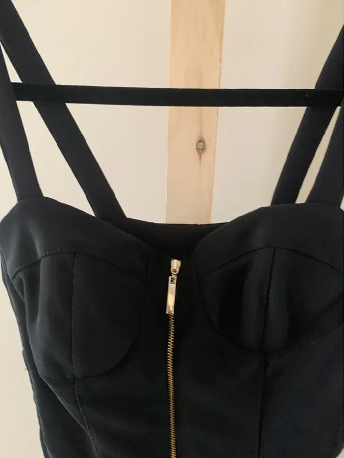 🖤 Robe noire style bandage – Taille S - photo numéro 4