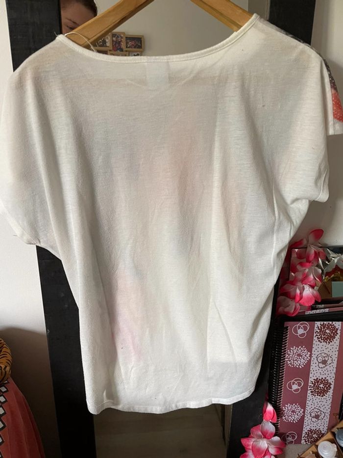 T-shirt motif plume - photo numéro 7