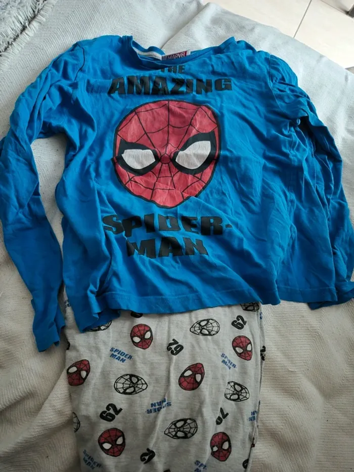 Pyjama Spiderman garçon 9-10 ans – Marvel