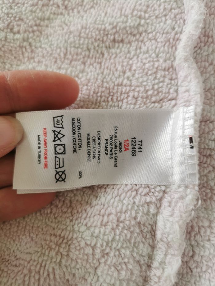 Peignoir de bain bébé fille 12/24mois jacadi - photo numéro 4