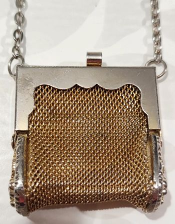 Collier avec pendentif sac à main - Vintage