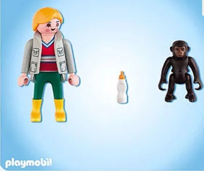 Playmobil - 4757 - soigneur et bébé gorille - photo numéro 2