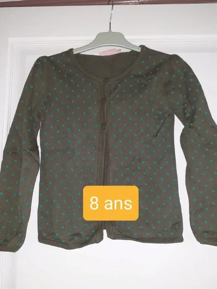 Gilet à pois