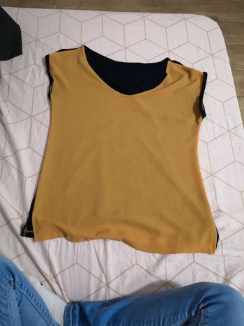 T-shirt bi matière
