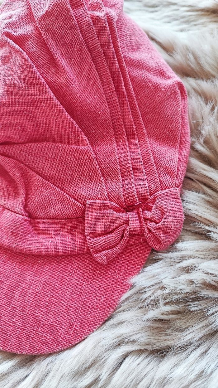Casquette rose Auchan 0/3 mois - photo numéro 2