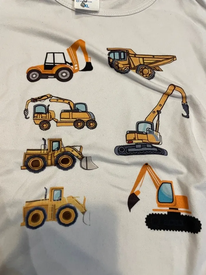 Teeshirt manches courtes engins de chantier 6ans - photo numéro 2