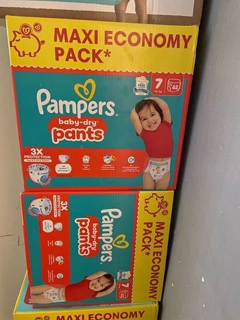 Couches Pampers, baya-dry pants T7