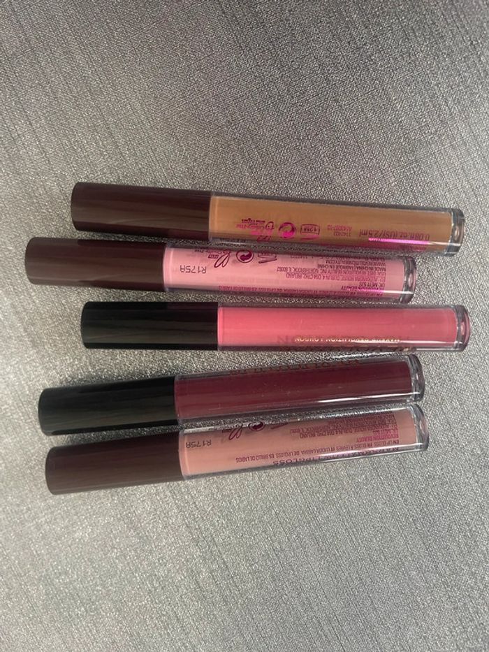 Lot de 5 gloss à lèvres