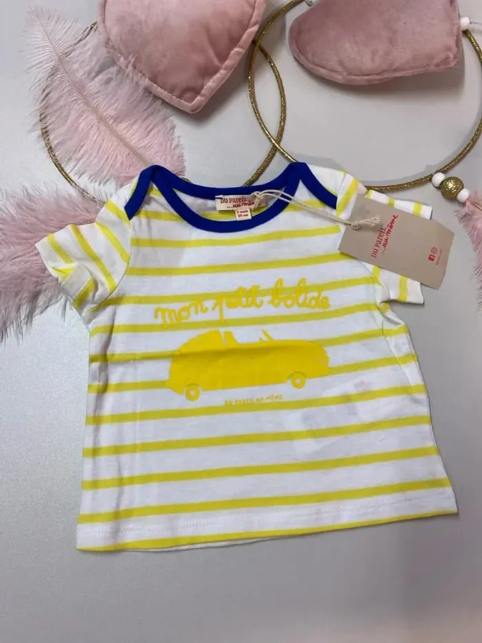 T-shirt bébé garçon (neuf) - Taille 3 mois