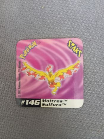 Magnet Pokémon Staks 2002 N°146 Sulfura