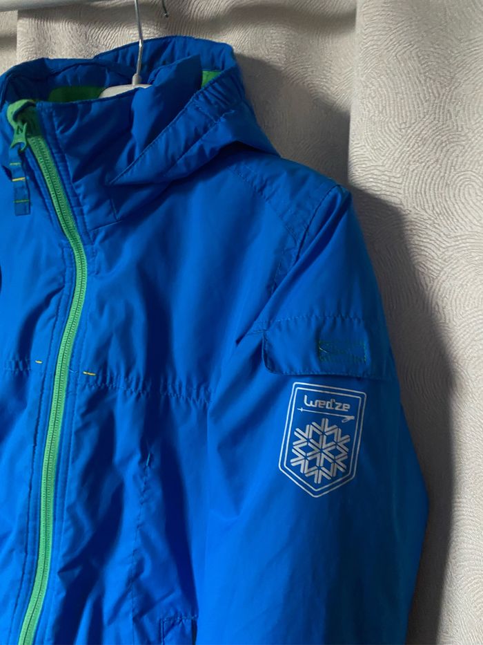 Blouson de ski bleu et vert 8 ans Wedze decathlon - photo numéro 2