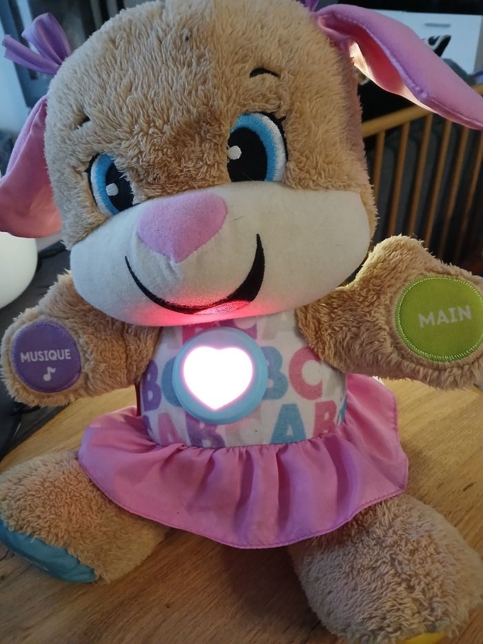 OURS EVEIL ROSE FISHER PRICE - photo numéro 3