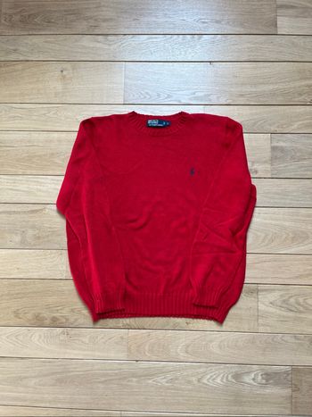 Ralph Lauren Pull Tricot Rouge Taille L