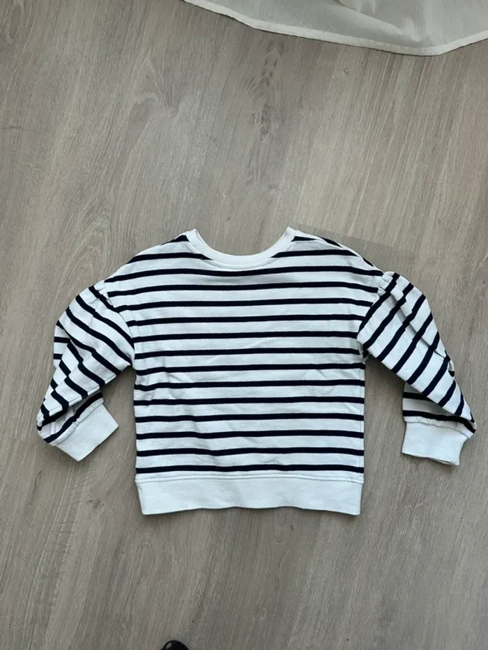 Sweat marinière mango - photo numéro 3