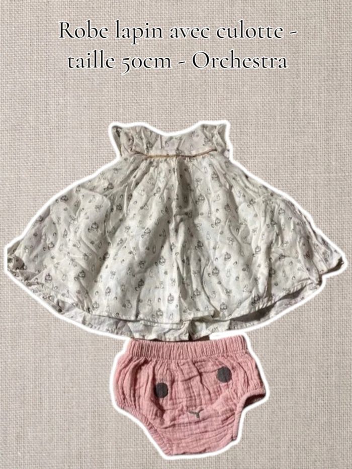 Robe lapin avec culotte - taille 50 - Orchestra