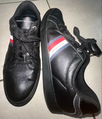 Baskets Tommy Hilfiger noires homme/femme – style casual chic – taille 42