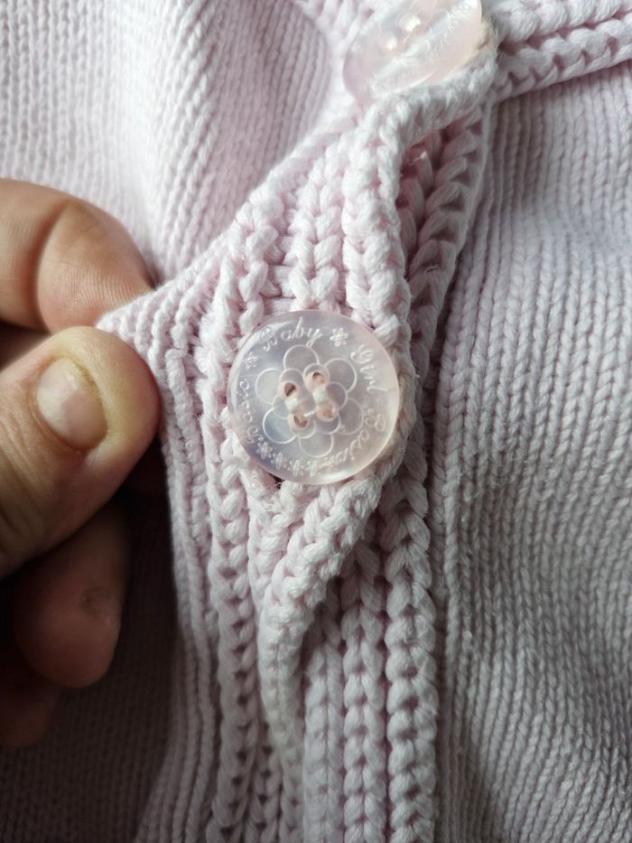 Beau gilet style boléro rose clair - photo numéro 5