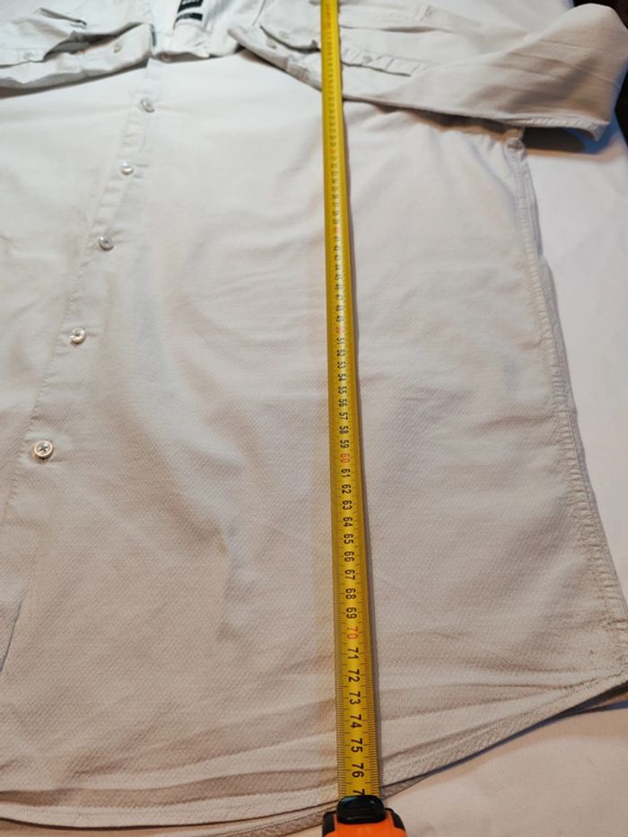 Hugo boss chemise stretch homme crème XXL - photo numéro 9