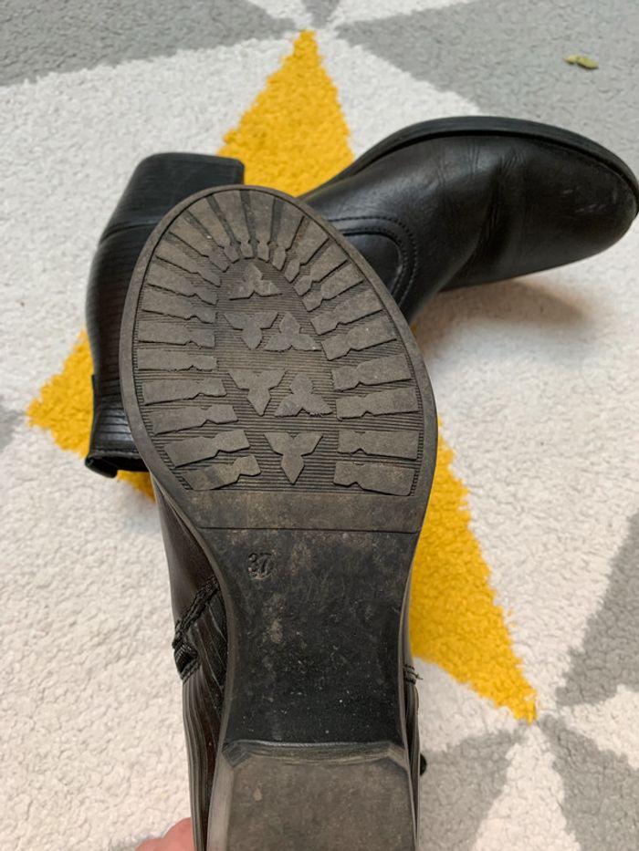 Bottines en cuir Ateliers Mégis Taille 37 - photo numéro 3
