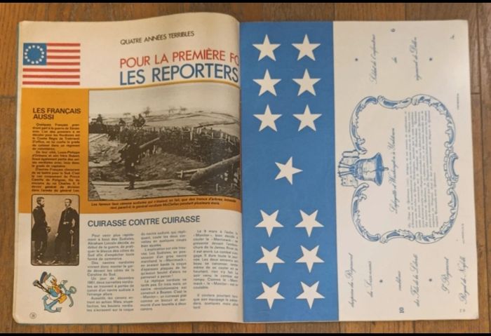 Ancien journal de mickey avec cadeau tableau happy birthday america N°1258 de 1976 vintage - photo numéro 3