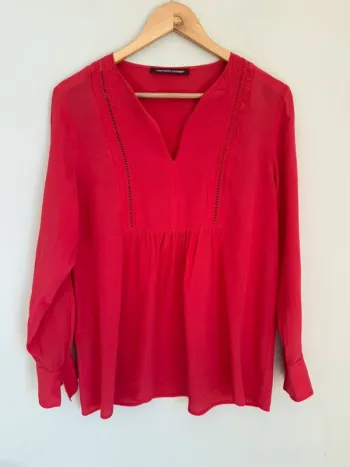 Blouse framboise CDC