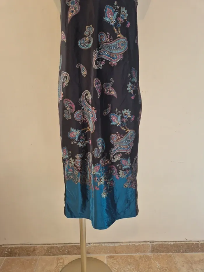 Robe longue effet velours - photo numéro 3