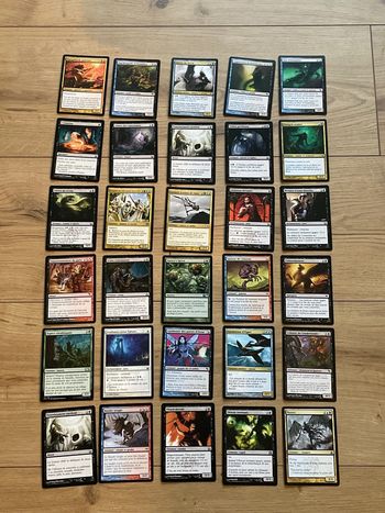Lot de 30 cartes Magic The Gathering DeckMaster