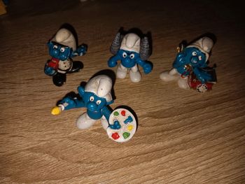 4 schtroumpf de collection
