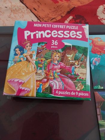 mon petit coffrer puzzle princesses