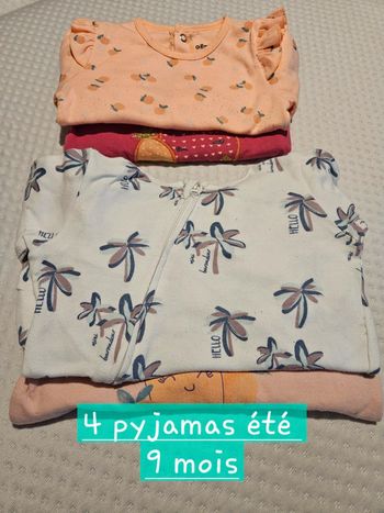 Pyjama été 9 mois