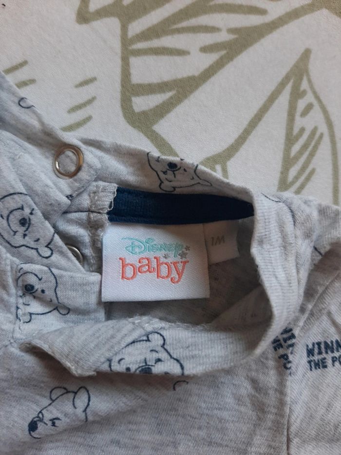 Tee-shirt Winnie l'ourson 1mois - photo numéro 2