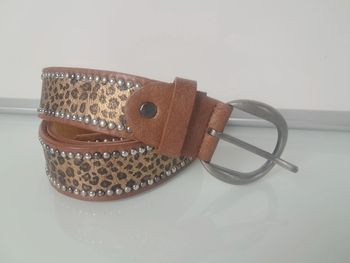 Ceinture en cuir idéal jean marron en tbe