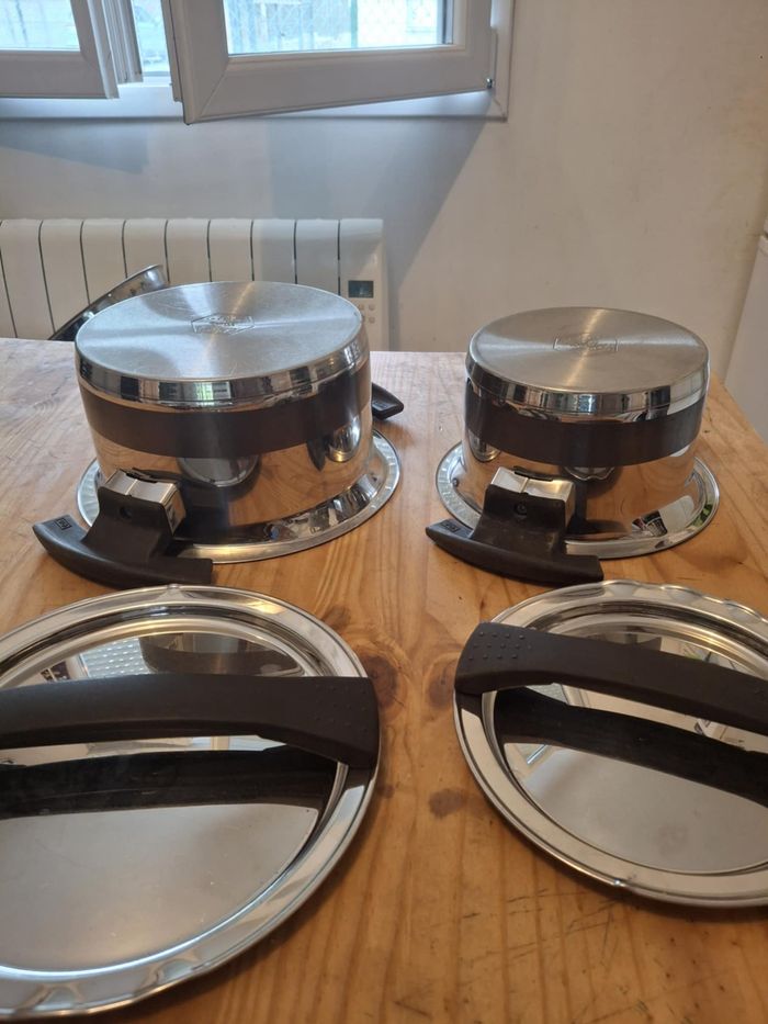 2 faitouts en inox 18/10 Fissler tout feux sauf induction - photo numéro 3