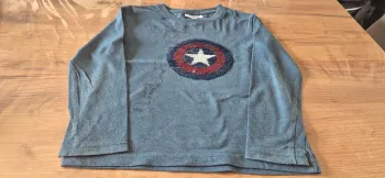 Tee-shirt captain america marvel avengers 6 ans