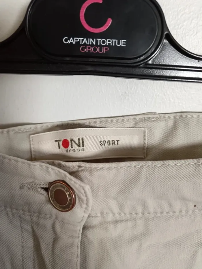 C32 pantalon crème Toni dress 44 - photo numéro 4
