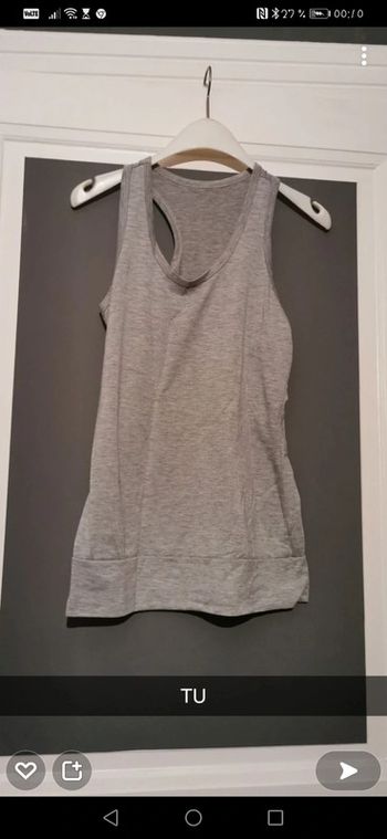 Haut Débardeur gris