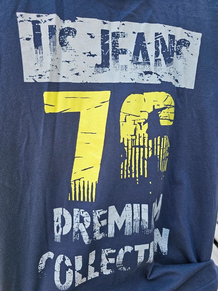 Tee-shirt bleu homme T36 manche courte - photo numéro 4