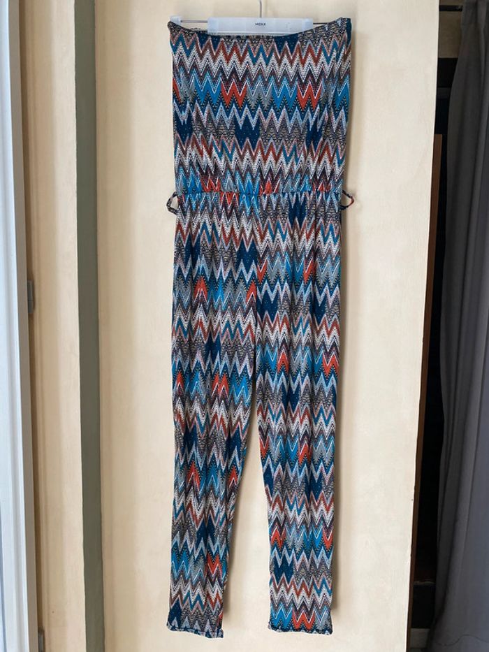 Combi pantalon bustier à motifs TU - photo numéro 6