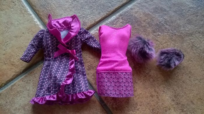 lot de 3 vêtements barbie thème fashion - photo numéro 5