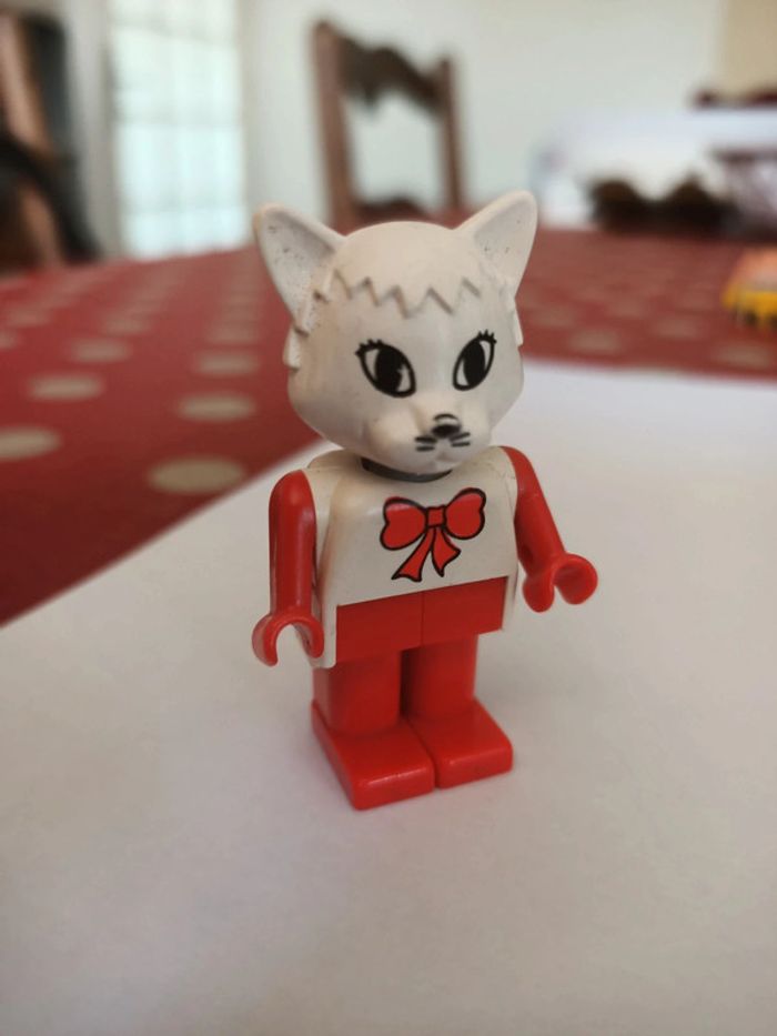 Lego x583c0 Fabuland Personnage Figure Chat Cats en bon état