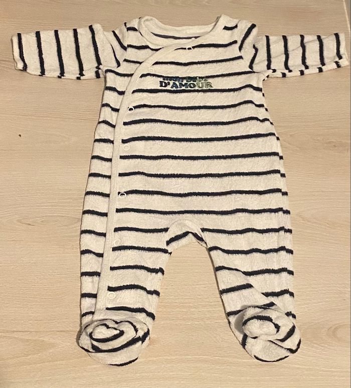 Pyjama velours 3 mois